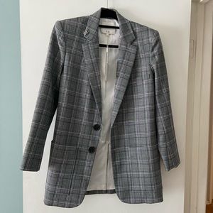 Tibi Plaid Blazer